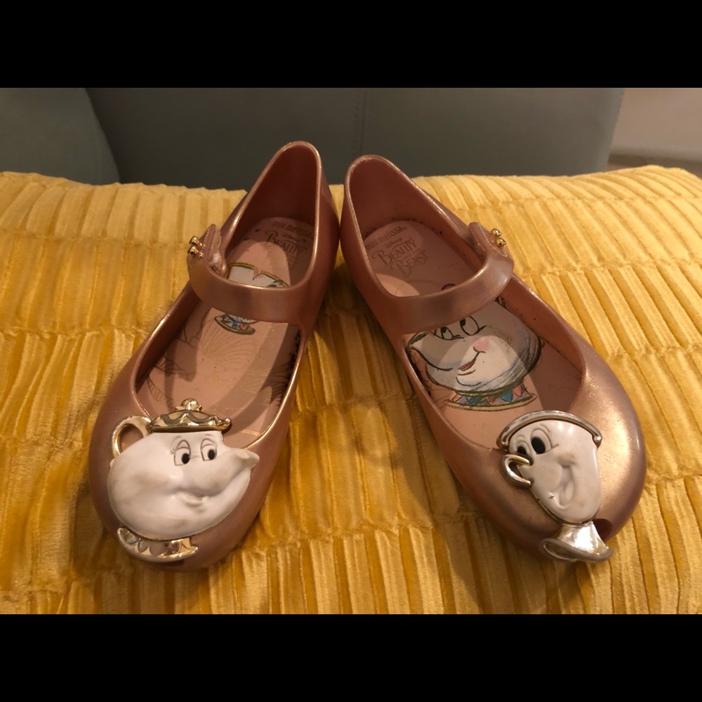 Mini Melissa Pink Beauty & The Beast Sz. 10